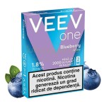 Pachet cu 2 capsule VEEV ONE Blueberry cu nicotina cu aroma de afine